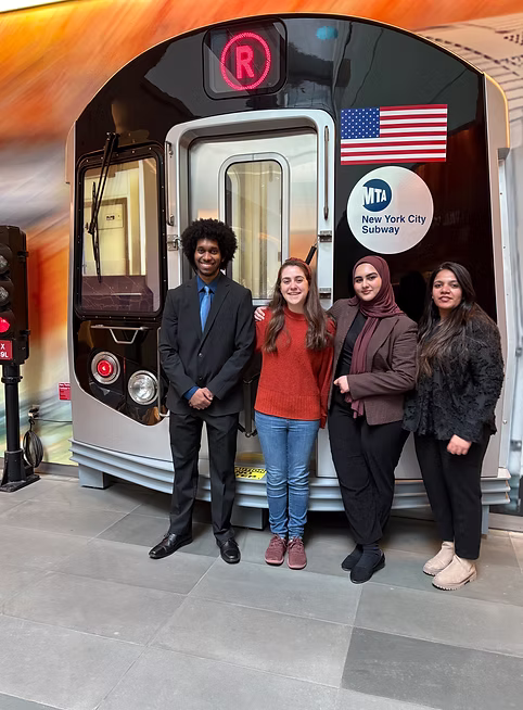 Sammy and her team at the Metropolitan Transportation Authority Offices in NYC.