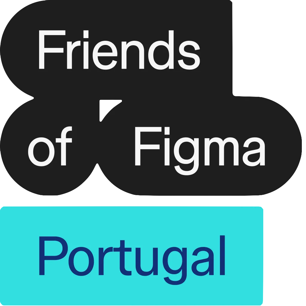 Blue heart with Portuguese tile pattern next to stylized initials and the word Portugal.
