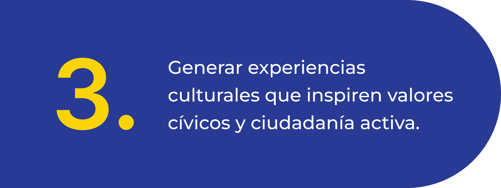 Objetivo estrategico generar experiencias culturales 