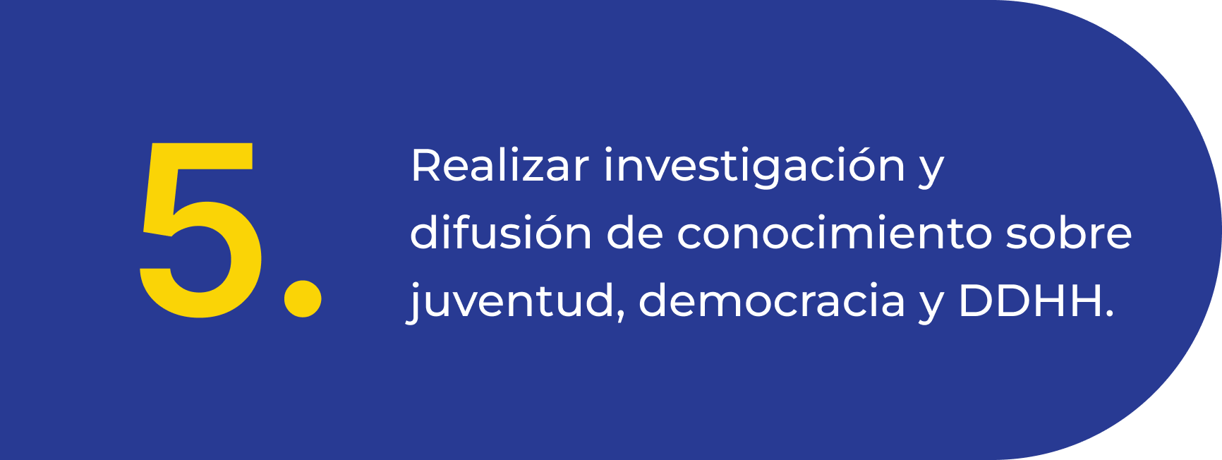objetivo estrategico 5 realizar investigacion y difusion de conocimiento