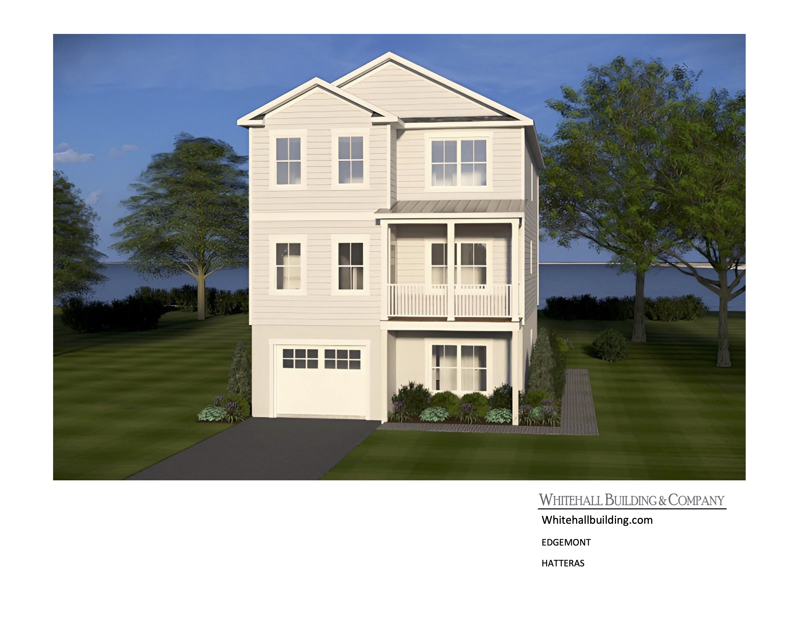 Furnished screened porch with ceiling fan and water view