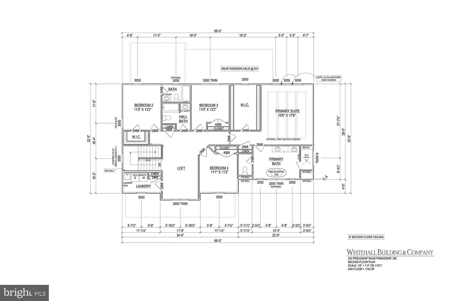 Tilghman 2nd Floor plan