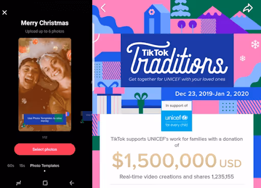 UNICEF TikTok Traditions Global Campaign