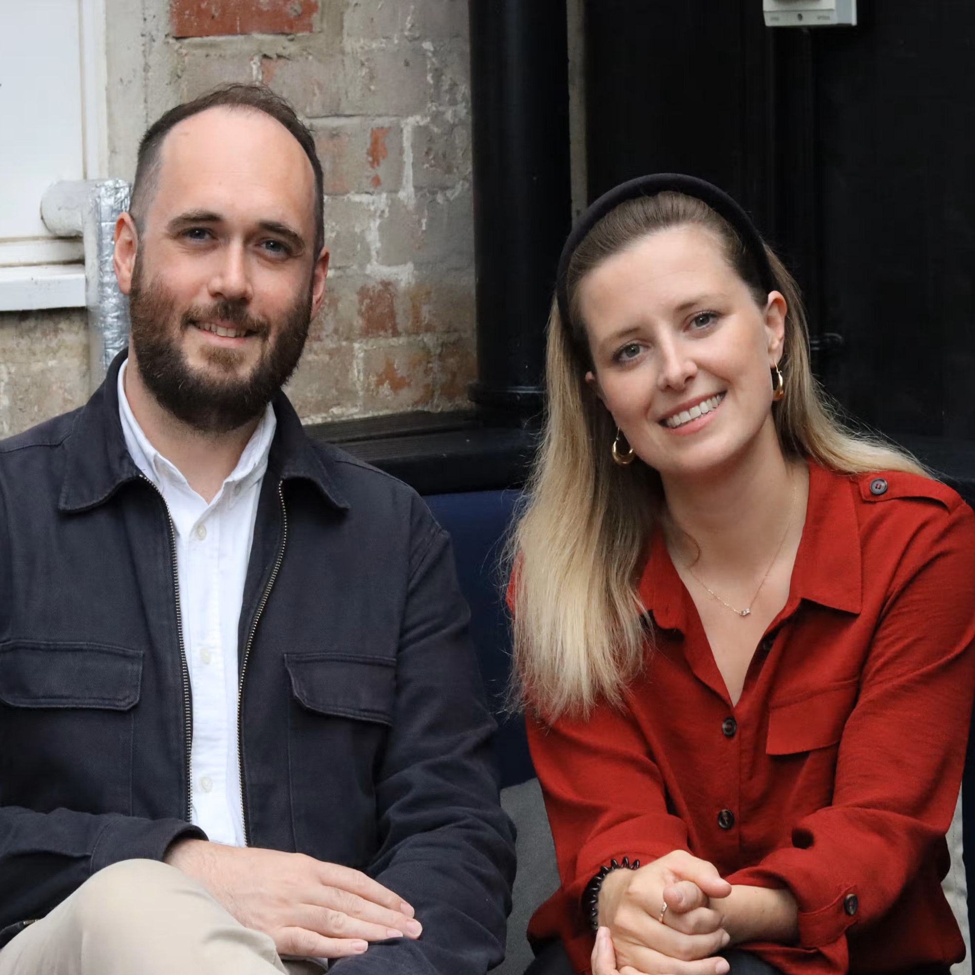 Photo of Mark Apter and Shona Chalmers, co-founders of Roomix