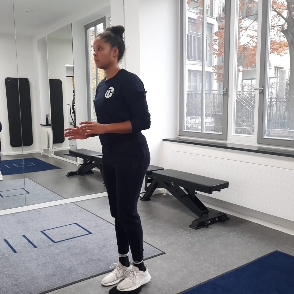 Skigymnastik - Ausfallschritt