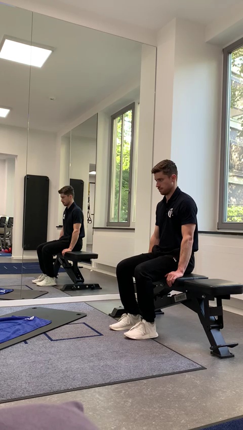 Kniestabilisation - Zehenstreckung