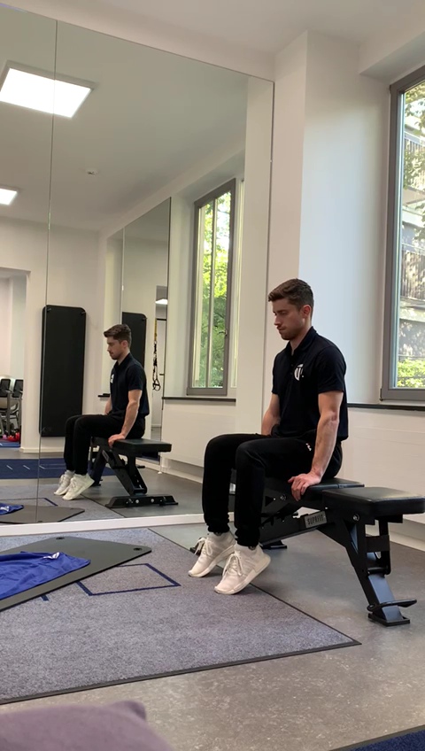 Kniestabilisation - Zehenstreckung