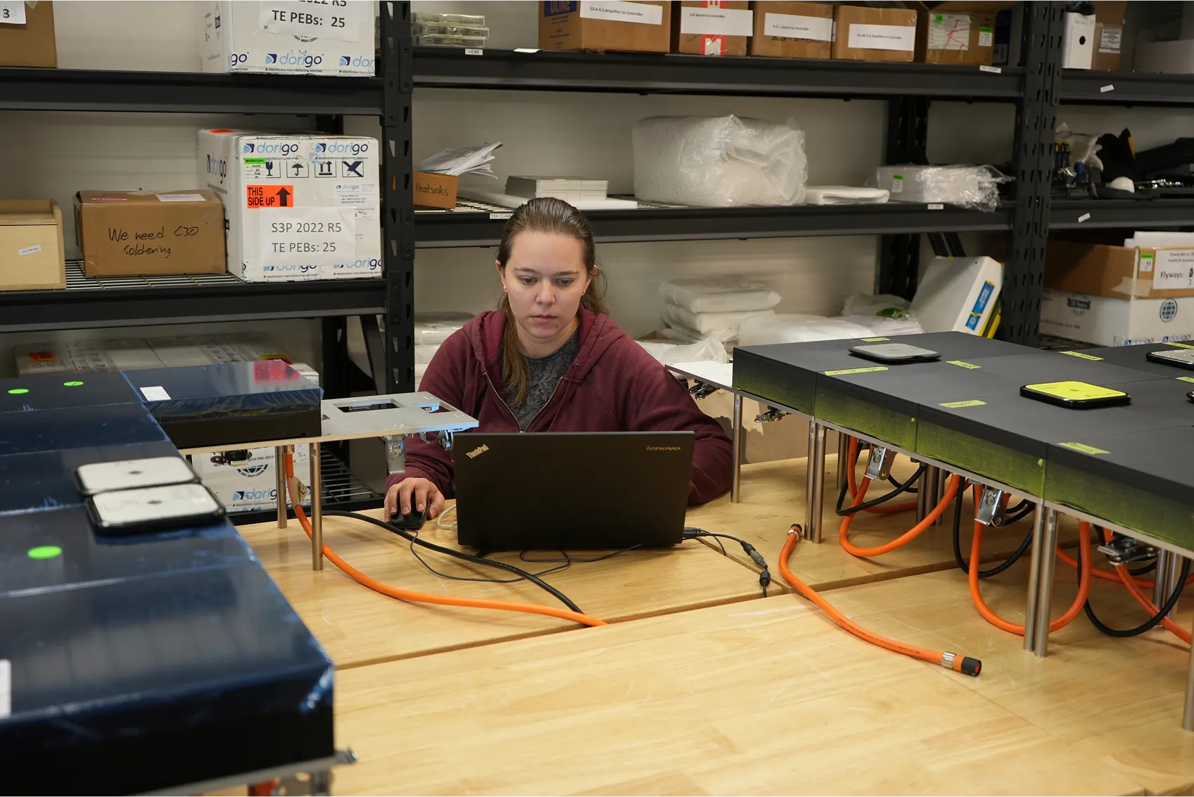 PMI employee working