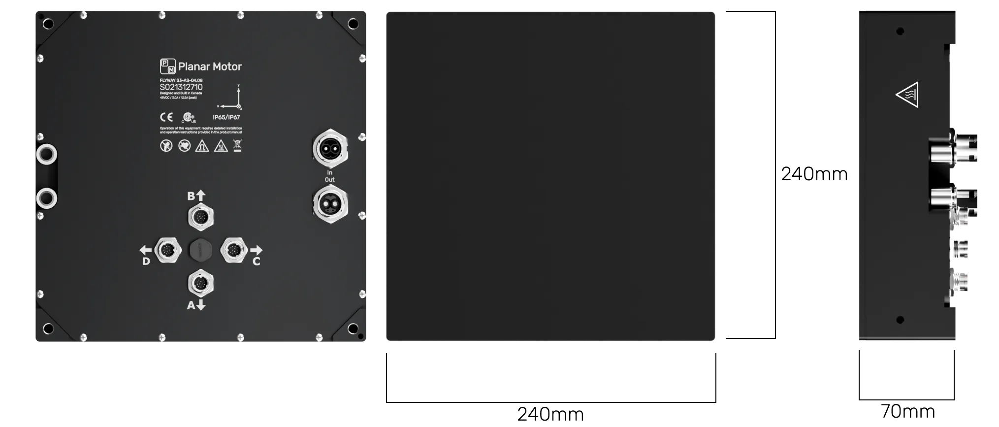 S3-AS Dimensions