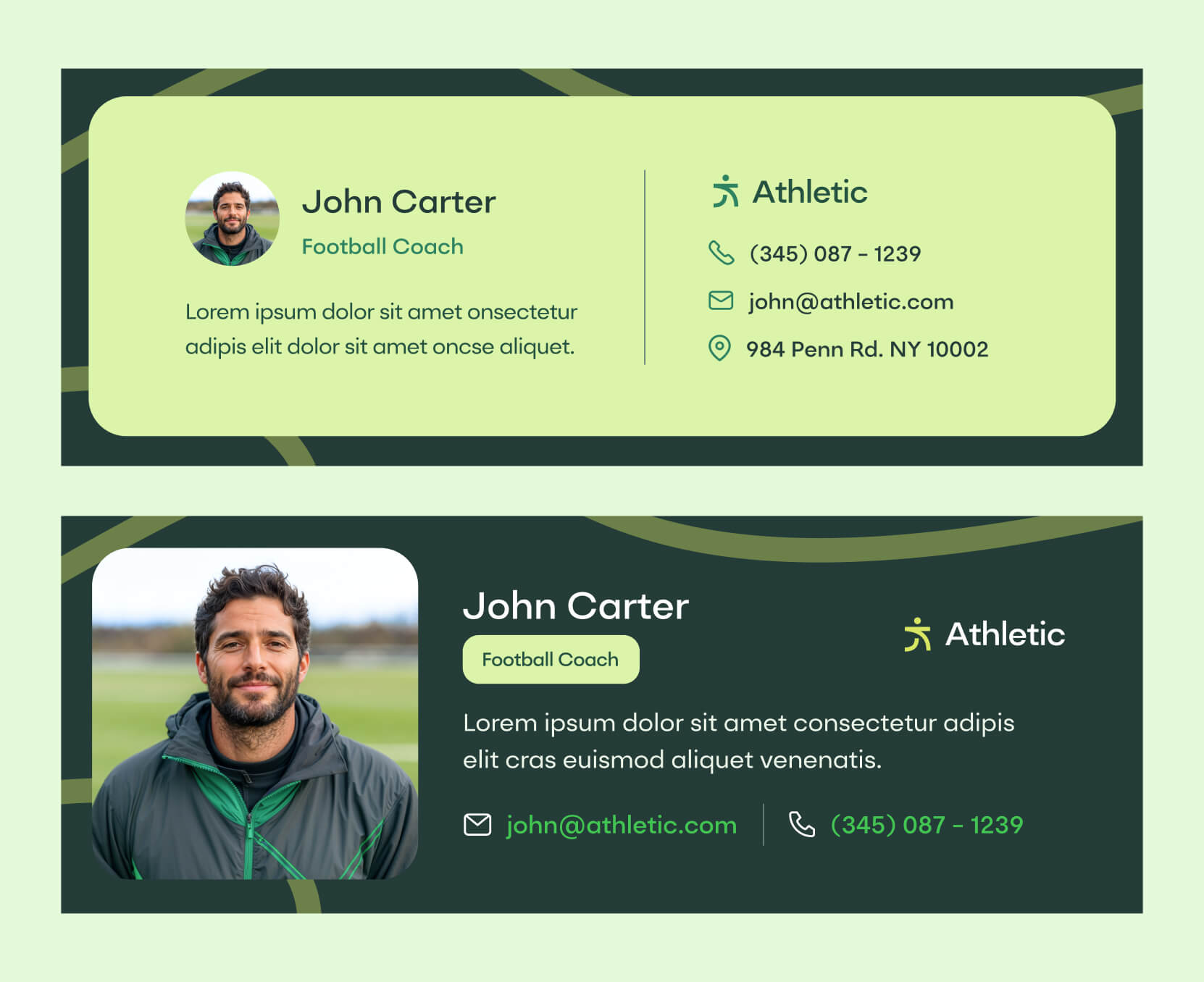 Athletic - Email Signature Included - Sports Academy Webflow Template