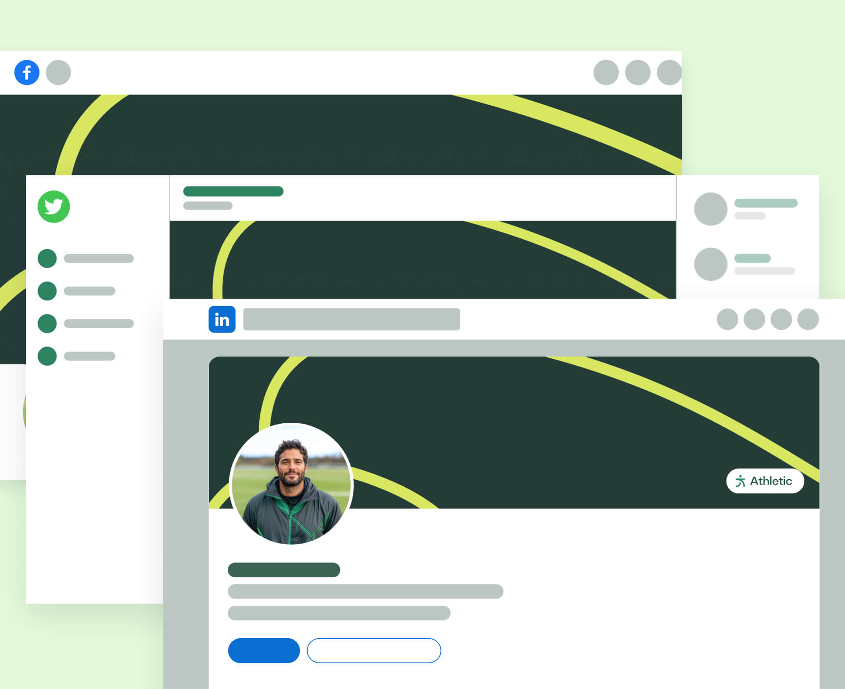 Athletic - Social Media Assets Included - Sports Academy Webflow Template