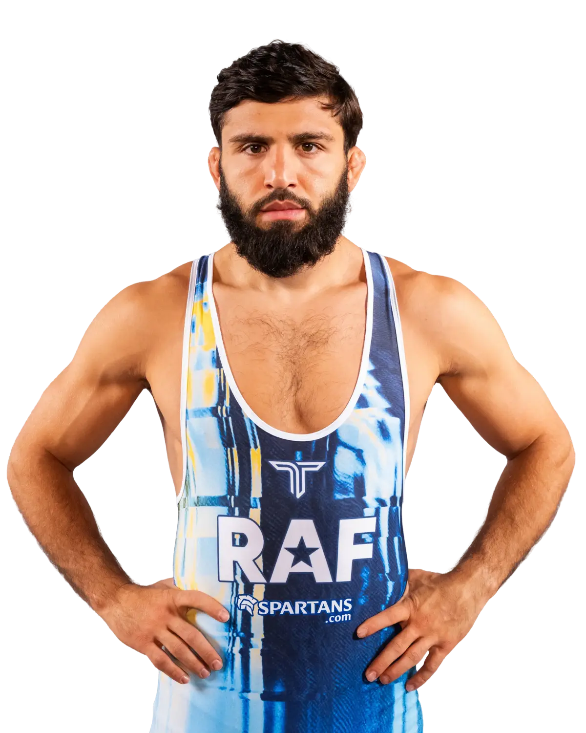 Portrait of Arman Tsarukyan, RAF athlete.