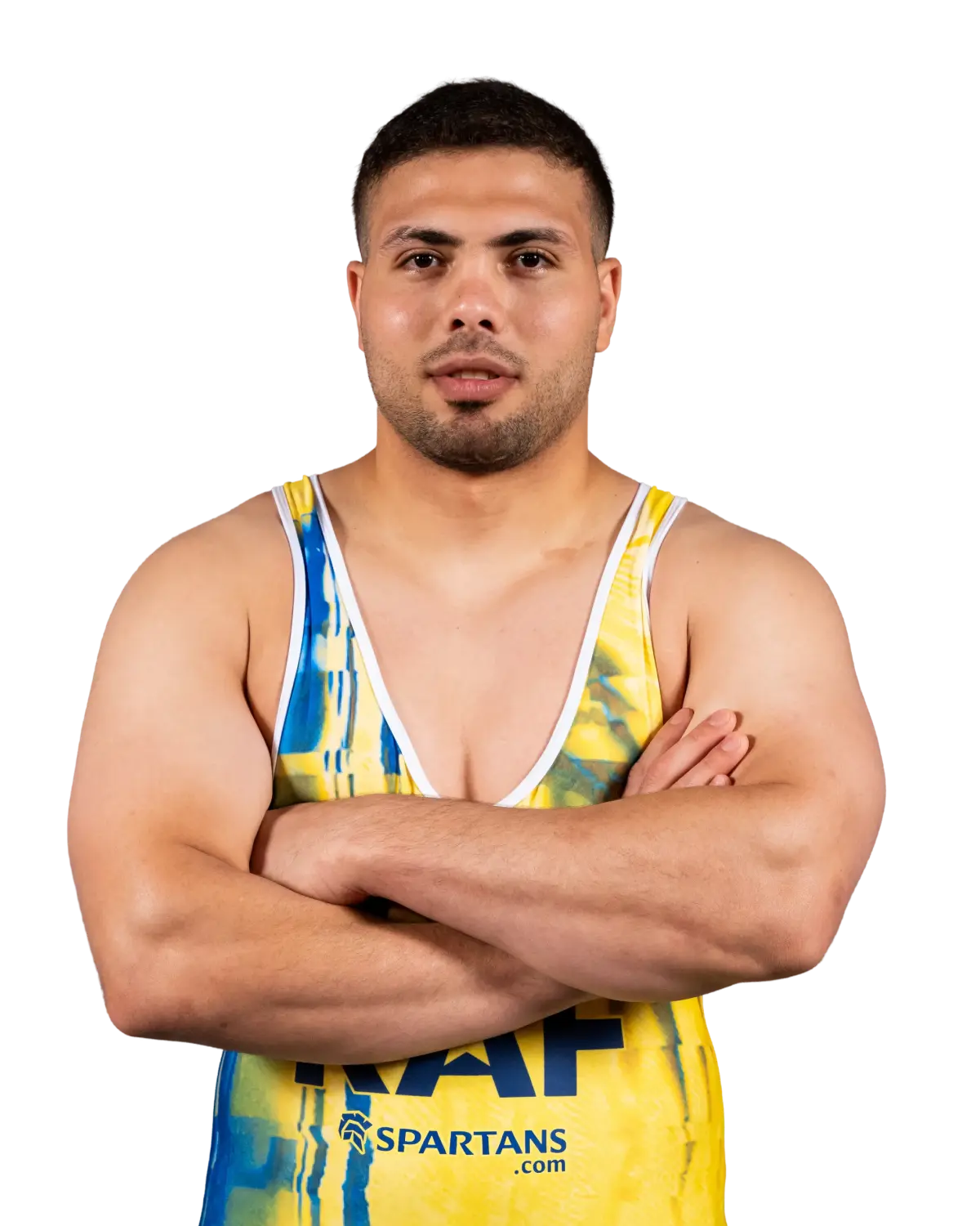 Portrait of Mostafa Elders, RAF athlete.