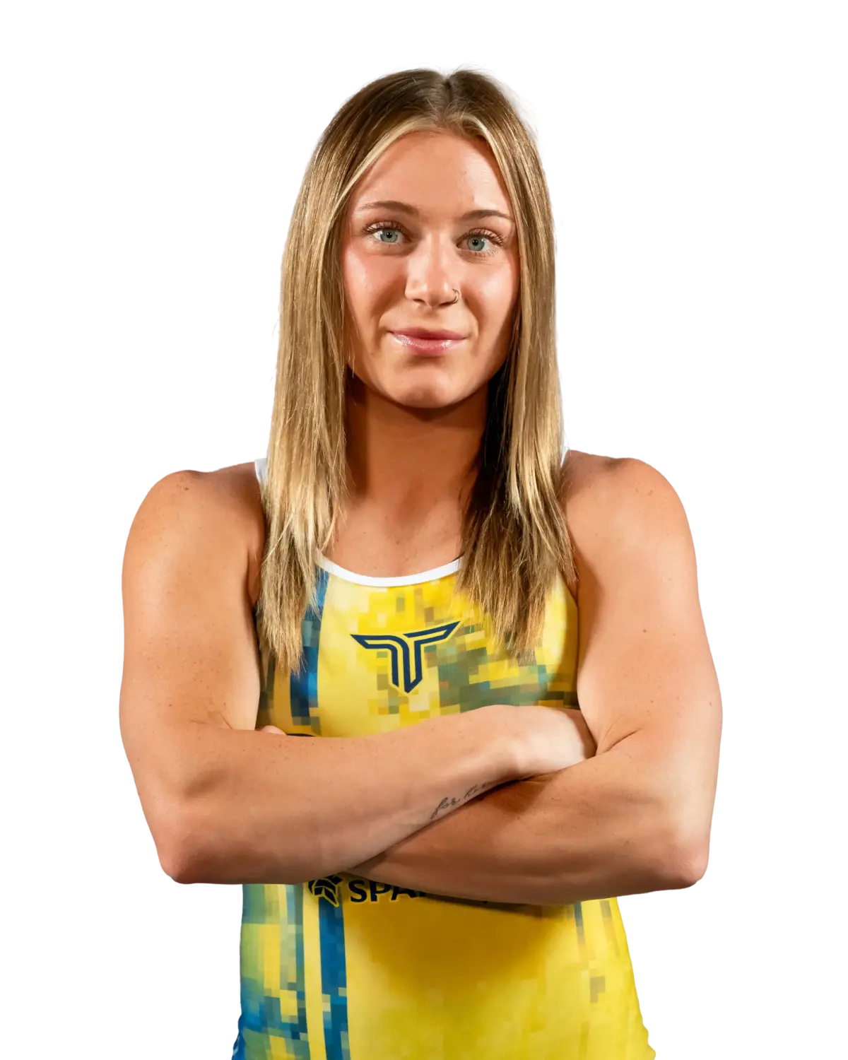 Portrait of Felicity Taylor, RAF athlete.