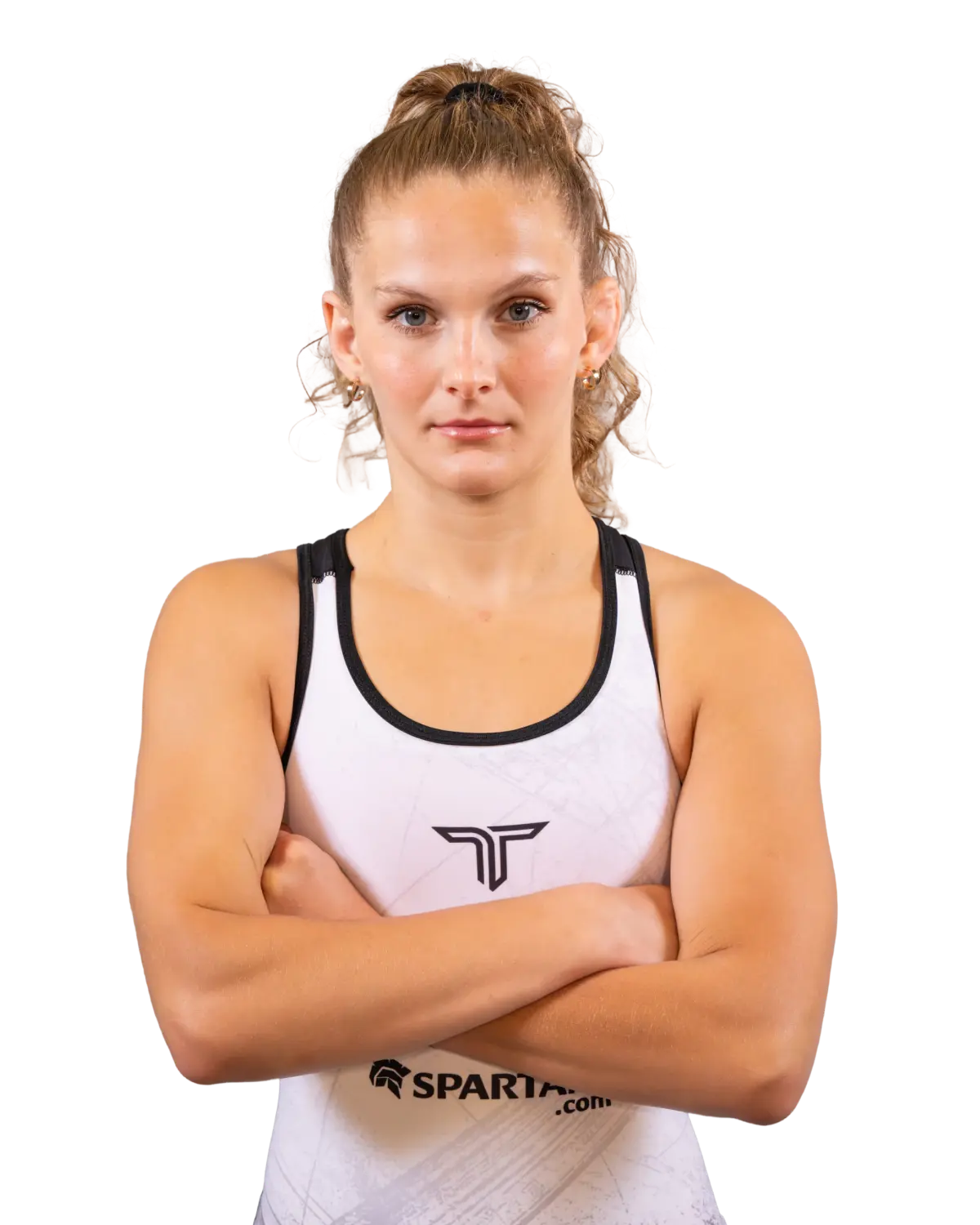 Upper-body portrait of Kendra Ryan, RAF athlete.