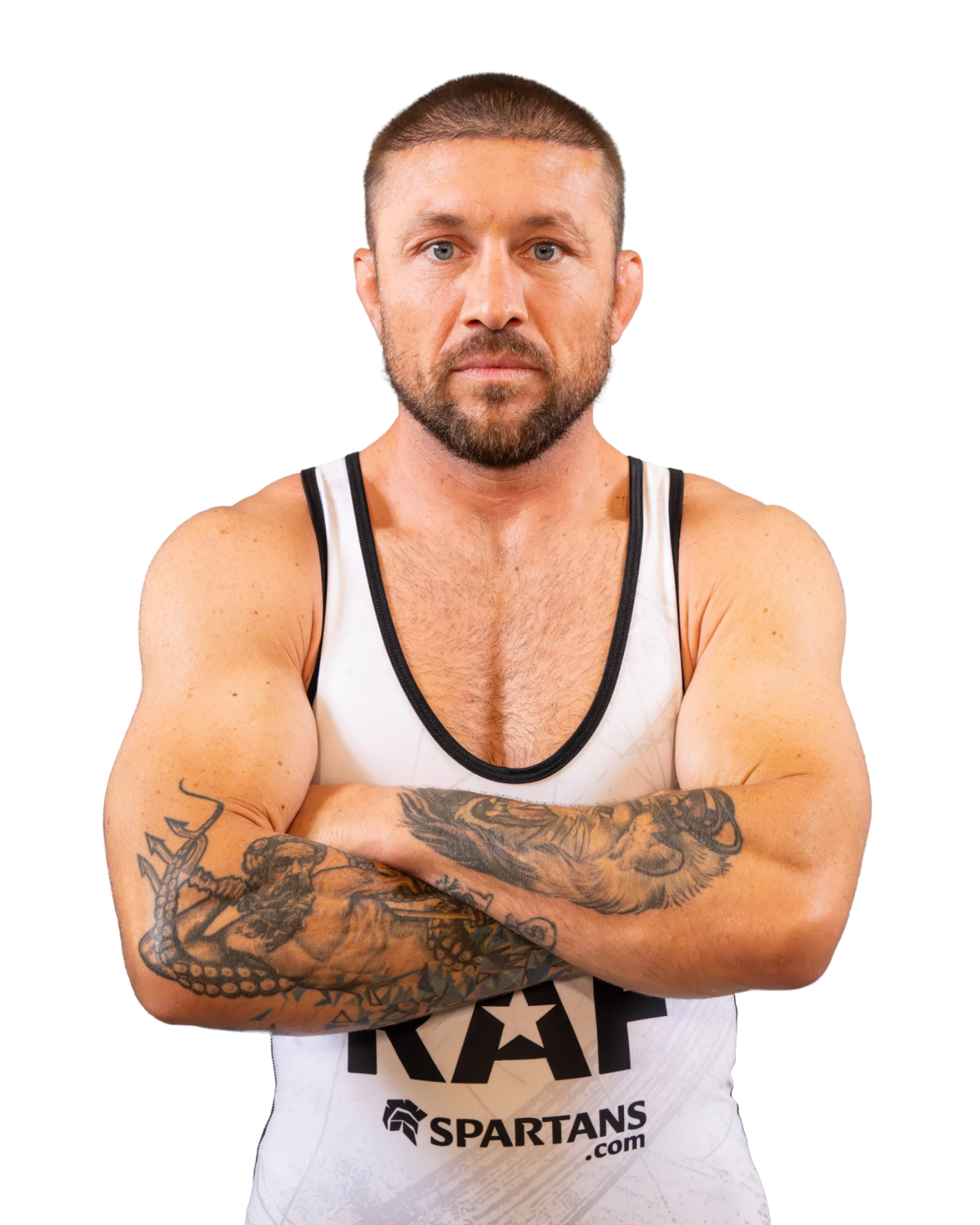 Upper-body portrait of Lance Palmer, RAF athlete.