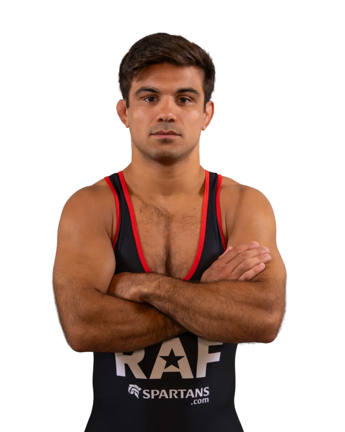 Upper-body portrait of Sebastian Rivera, RAF athlete.
