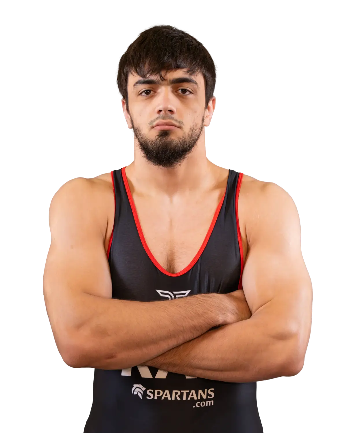 Upper-body portrait of Shamil Sharipov, RAF athlete.