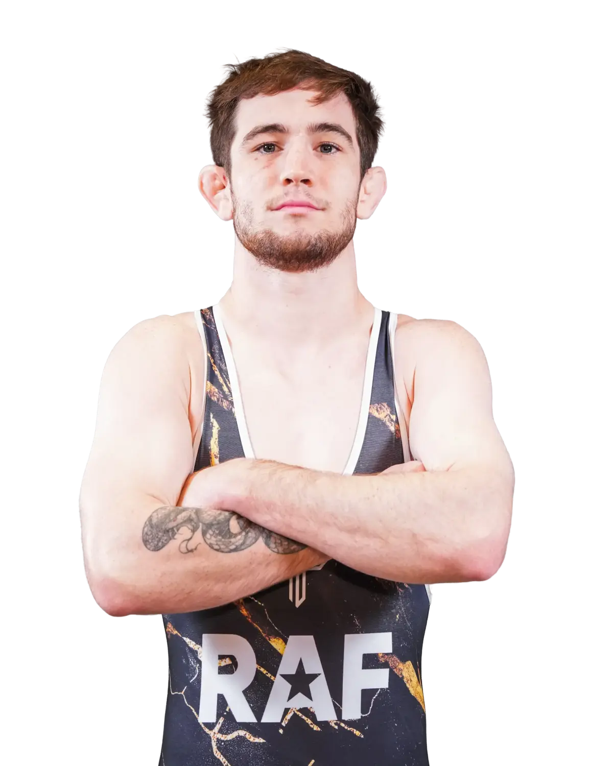 Upper-body portrait of Lucas Byrd, RAF athlete.