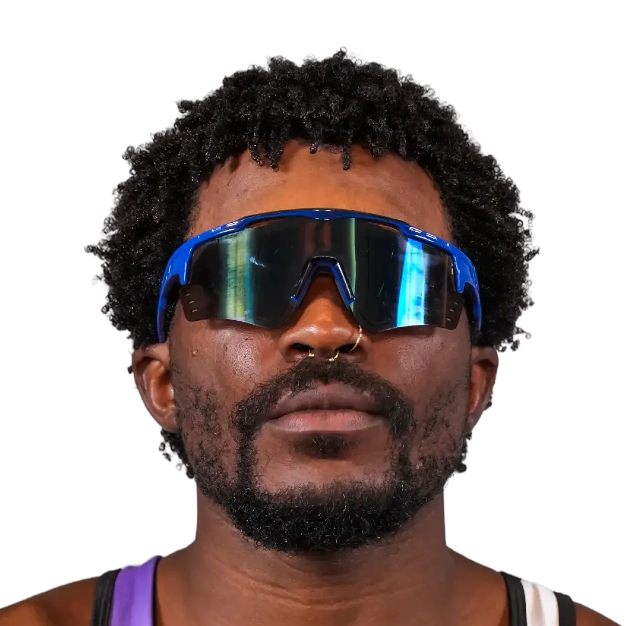 Portrait of Mugzy, RAF athlete.