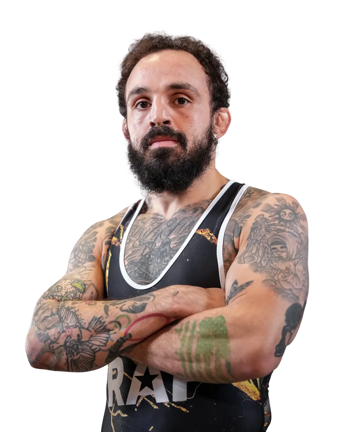 Upper-body portrait of Jordan Oliver, RAF athlete.