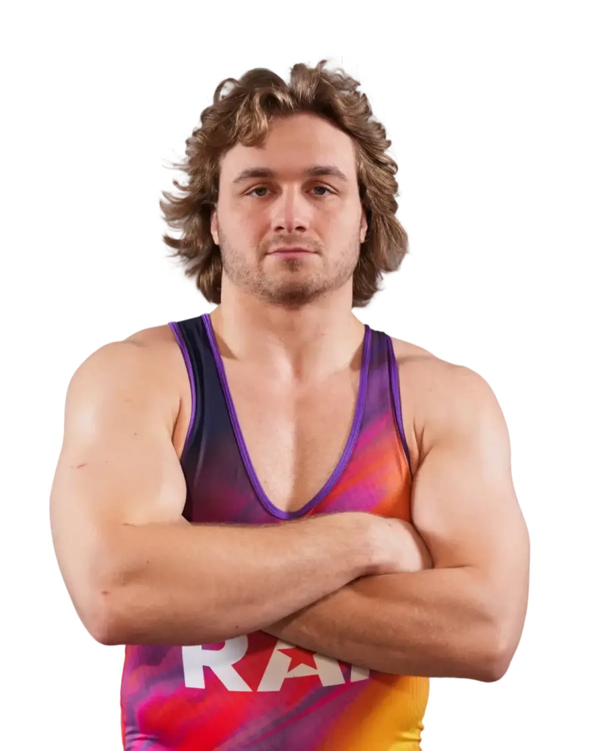 Upper-body portrait of Trent Hillger, RAF athlete.