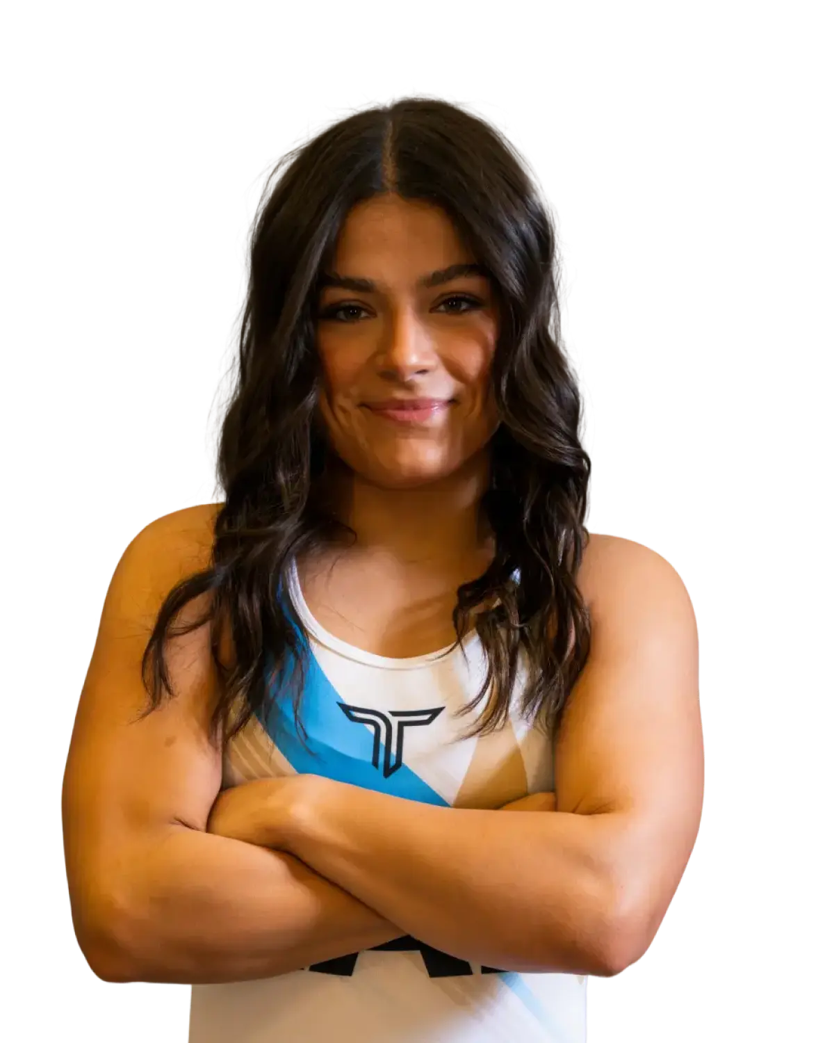 Upper-body portrait of Alexis Gomez, RAF athlete.