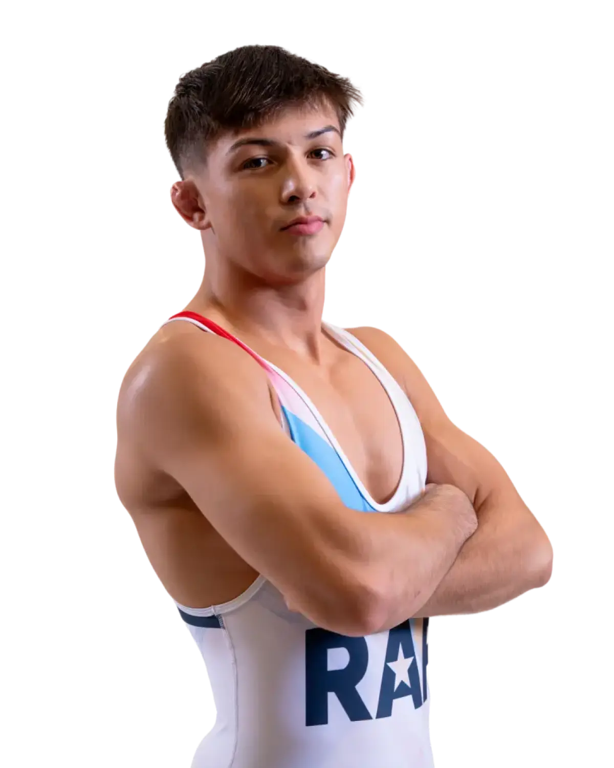 Upper-body portrait of Matt Ramos, RAF athlete.