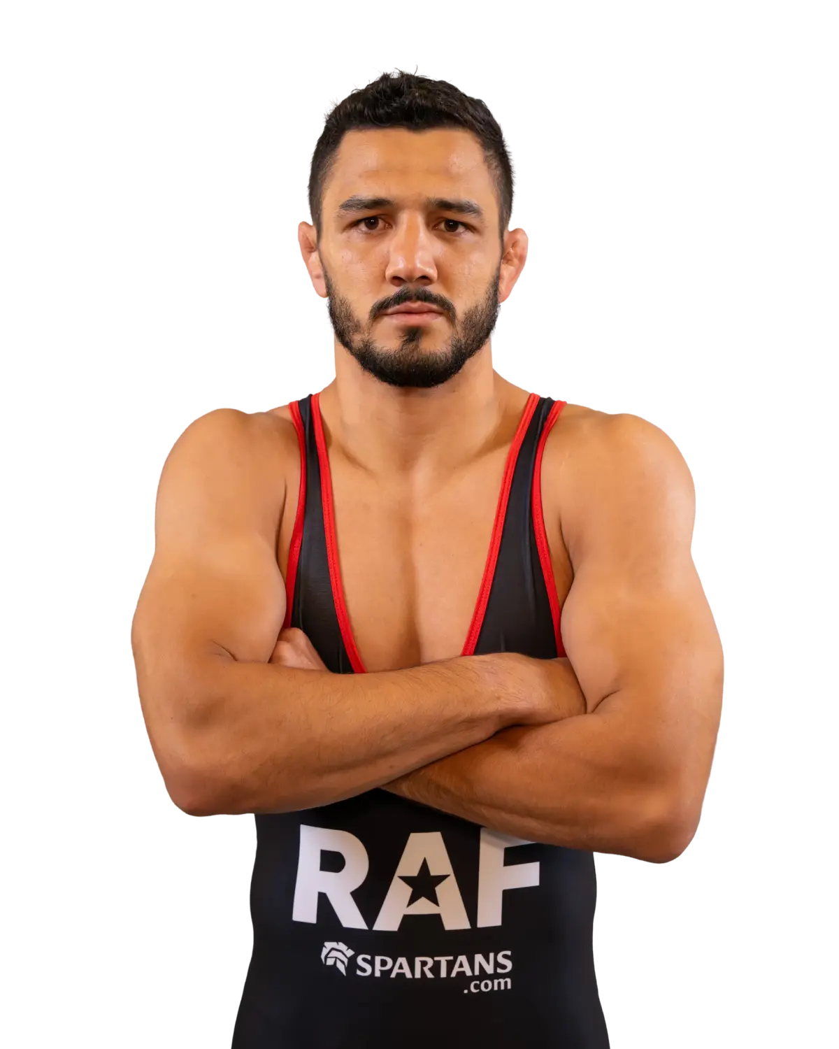 Upper-body portrait of Aaron Pico, RAF athlete.