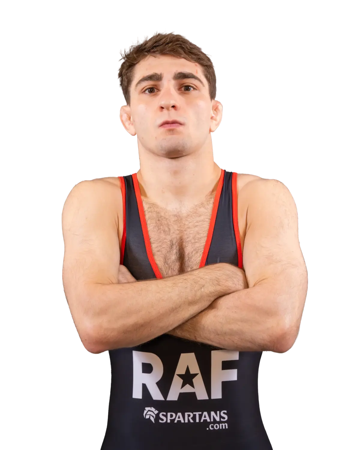 Upper-body portrait of Austin Desanto, RAF athlete.