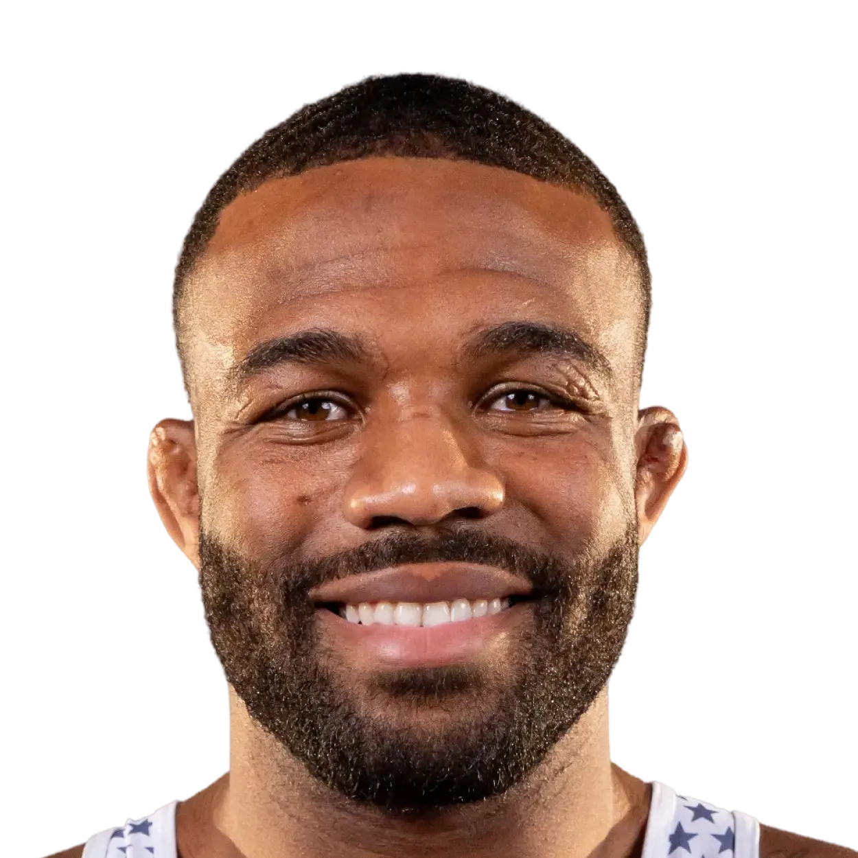 Portrait of Jordan Burroughs, RAF athlete.