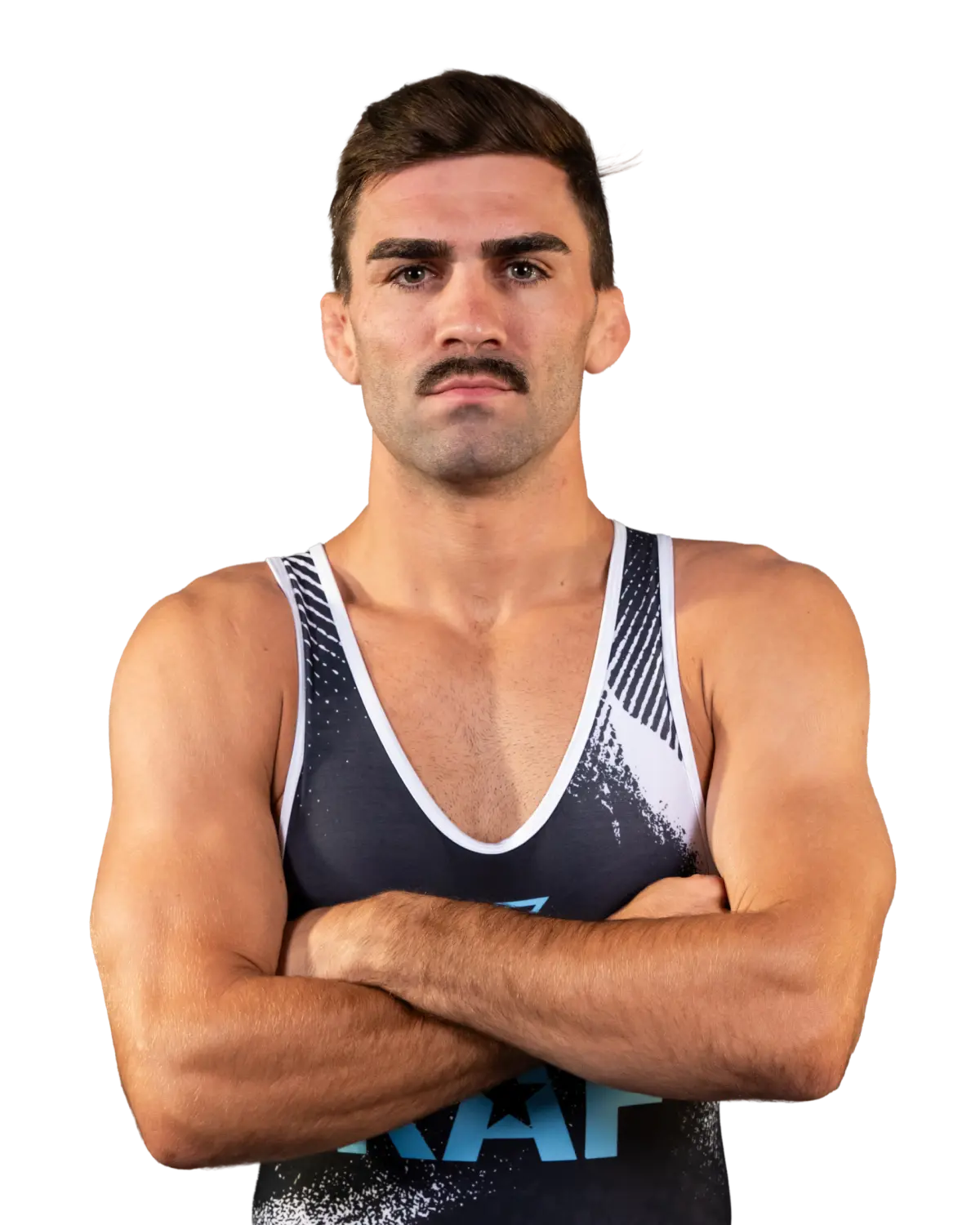 Upper-body portrait of Bryce Meredith, RAF athlete.