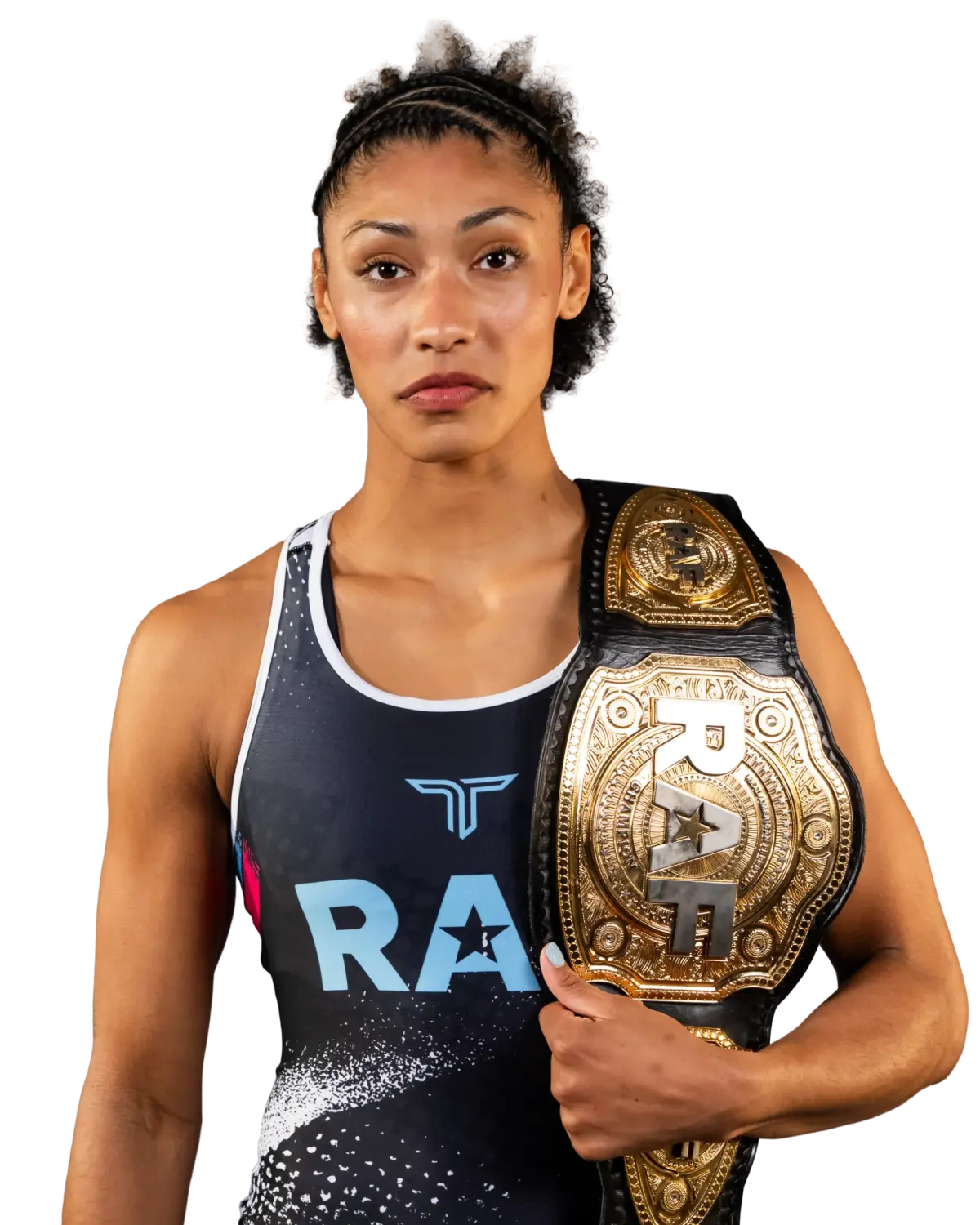 Upper-body portrait of Kennedy Blades, RAF athlete.