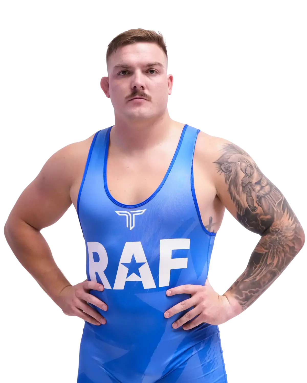 Upper-body portrait of Wyatt Hendrickson, RAF athlete.