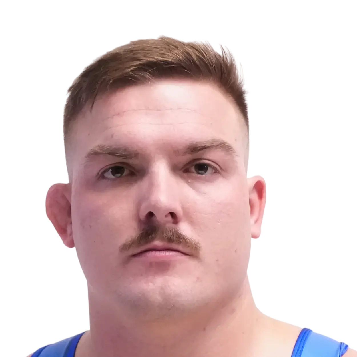 Portrait of Wyatt Hendrickson, RAF athlete.