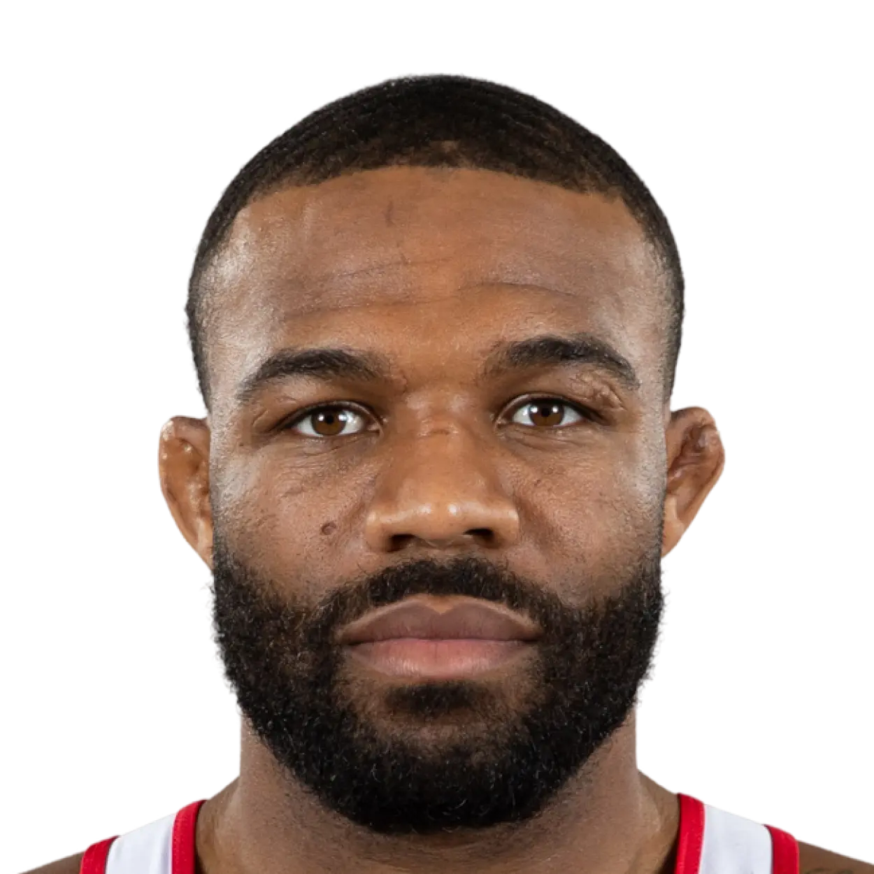 Portrait of Jordan Burroughs, RAF athlete.