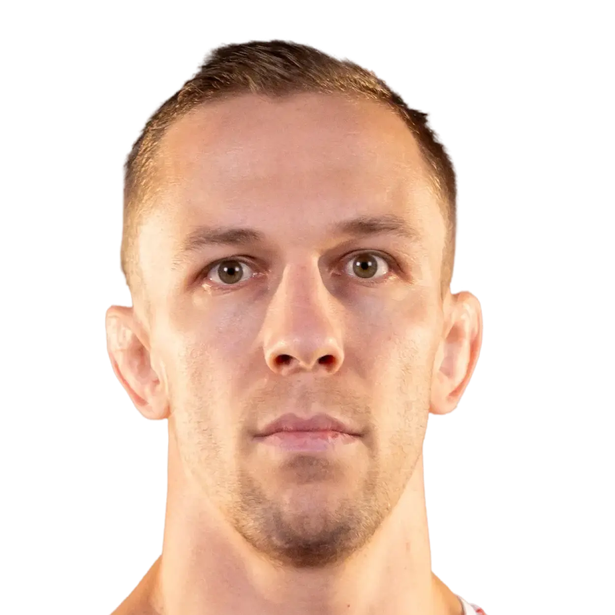 Portrait of Evan Wick, RAF athlete.