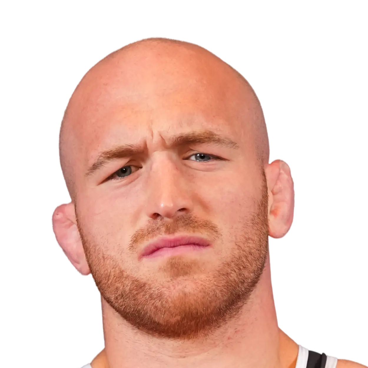 Portrait of Kyle Snyder, RAF athlete.