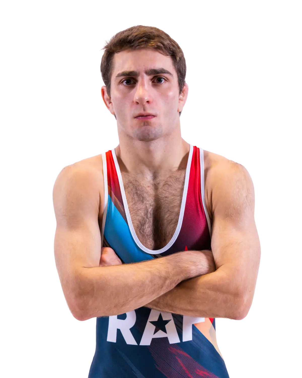 Upper-body portrait of Austin Desanto, RAF athlete.