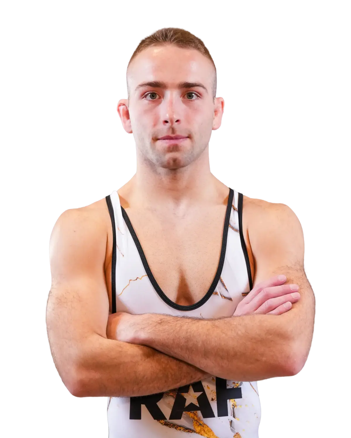 Upper-body portrait of Cayden Henschel, RAF athlete.