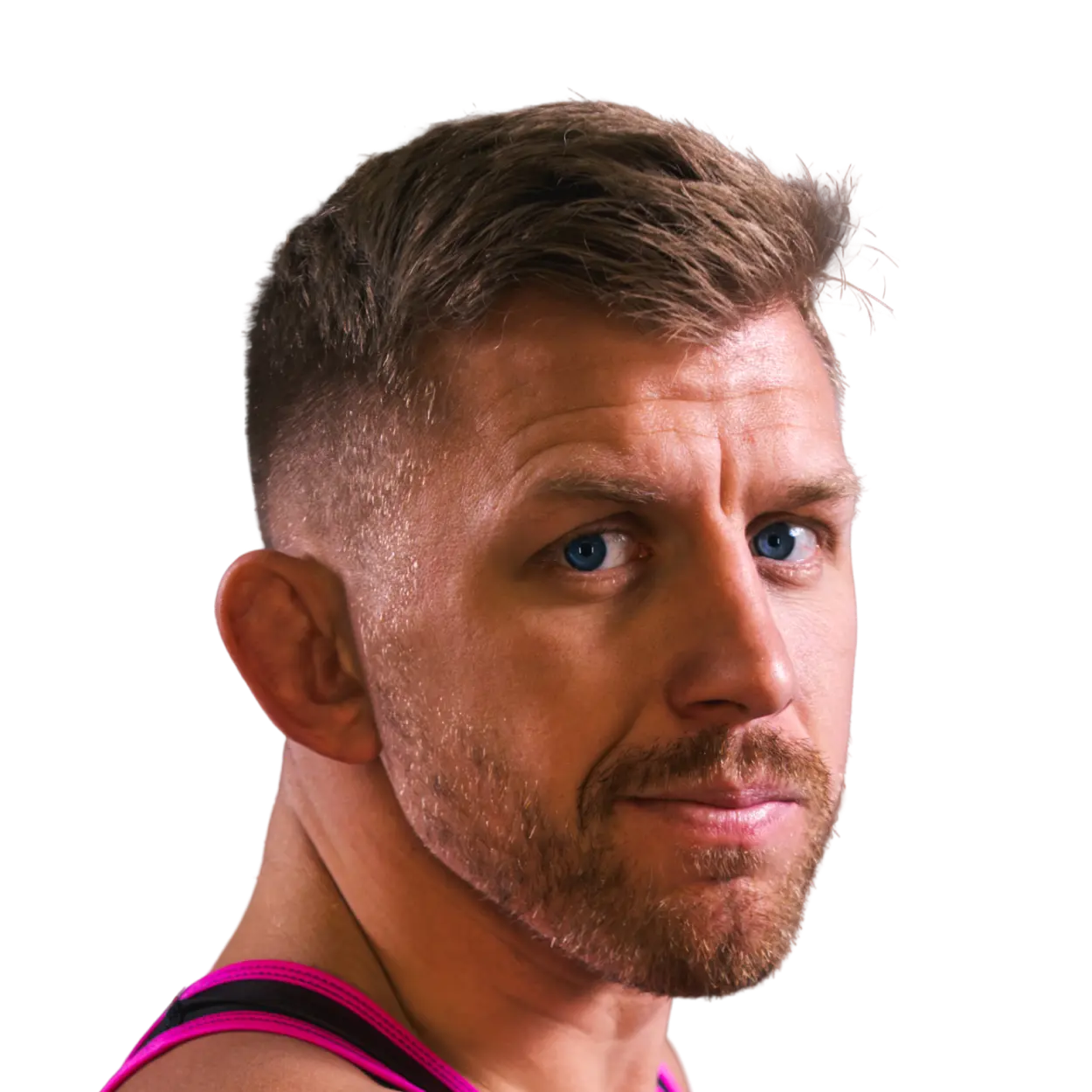 Portrait of Kyle Dake, RAF athlete.