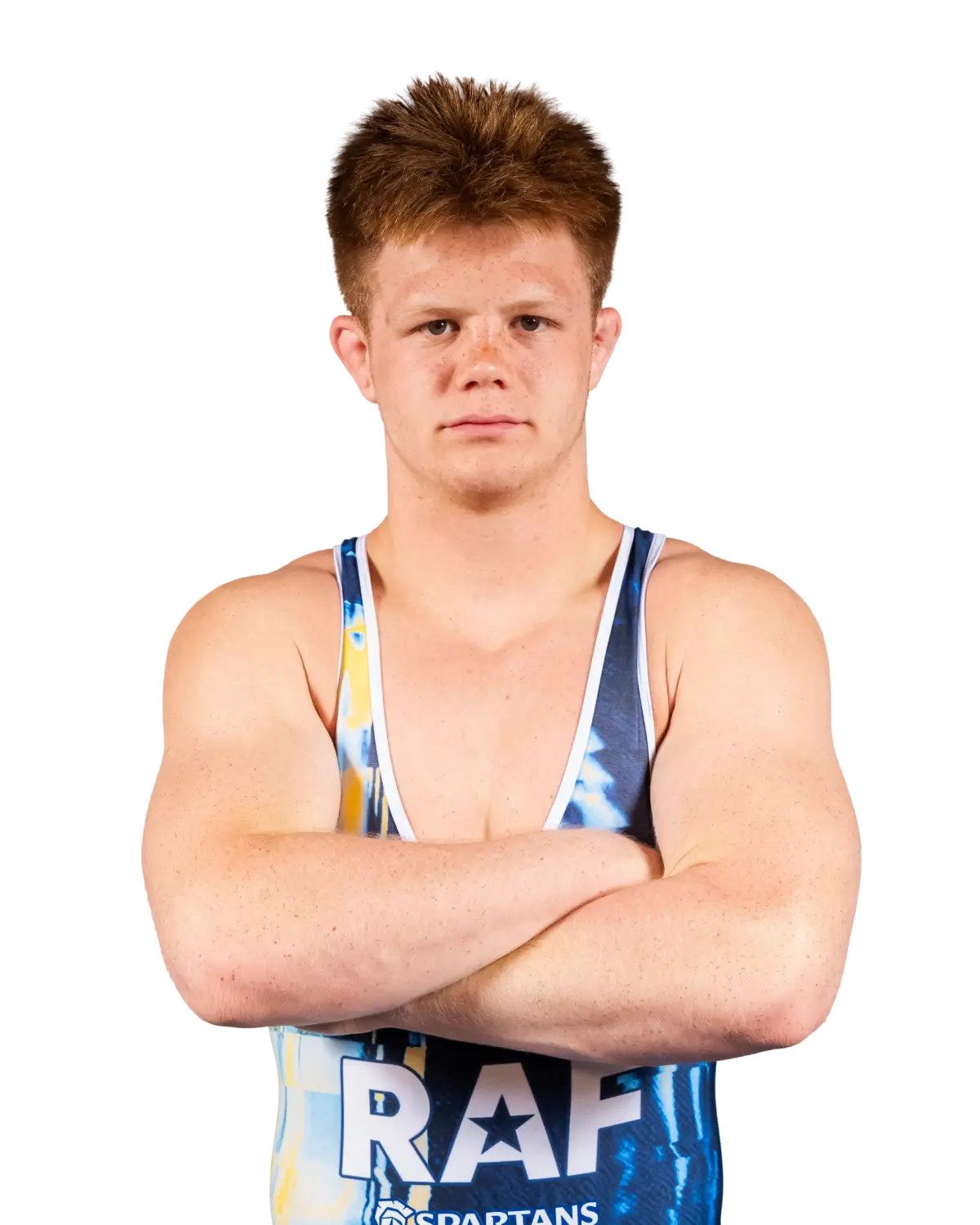 Upper-body portrait of Aeoden Sinclair, RAF athlete.