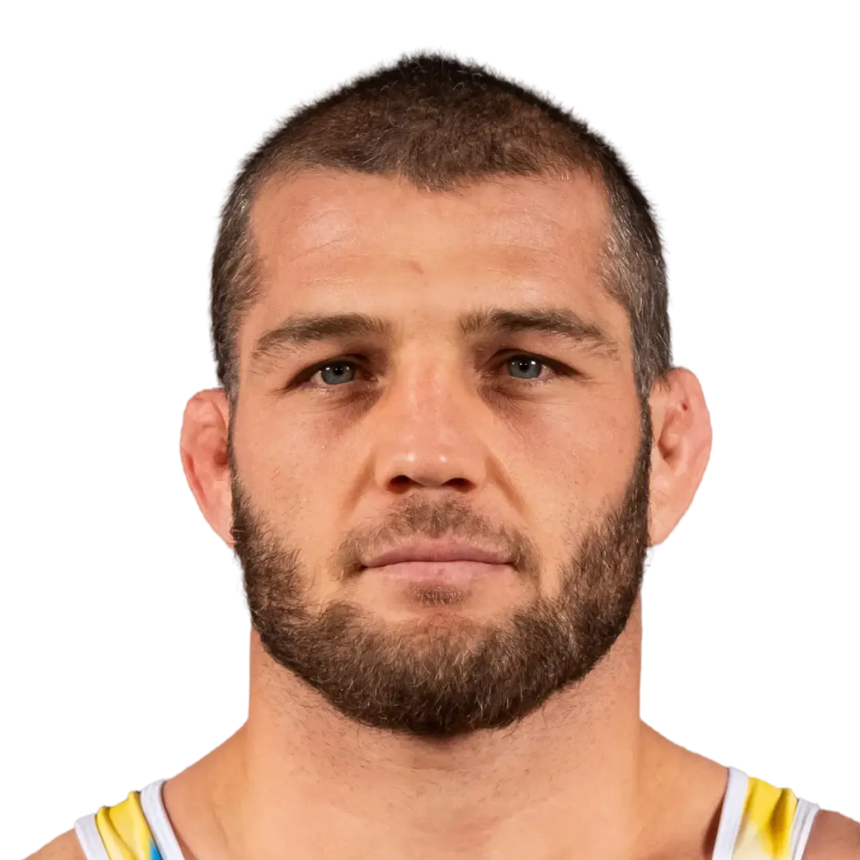 Portrait of Magomed Ramazanov, RAF athlete.