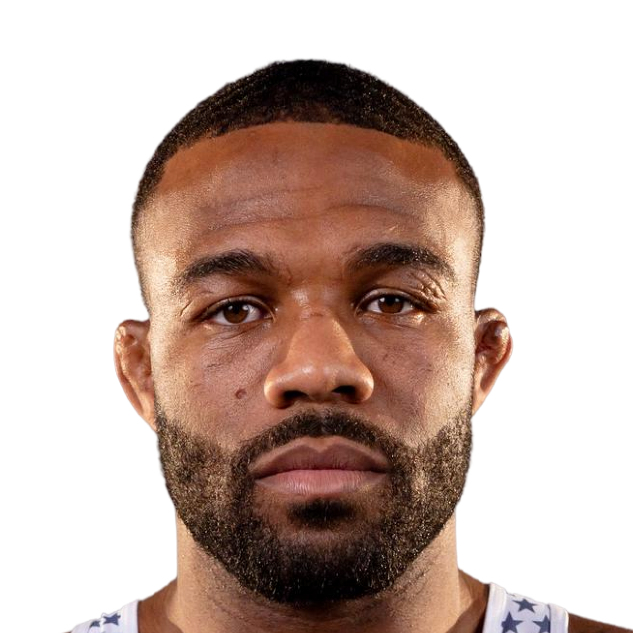 Portrait of Jordan Burroughs, RAF athlete.