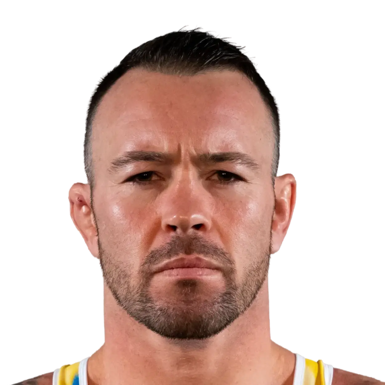 Portrait of Colby Covington, RAF athlete.
