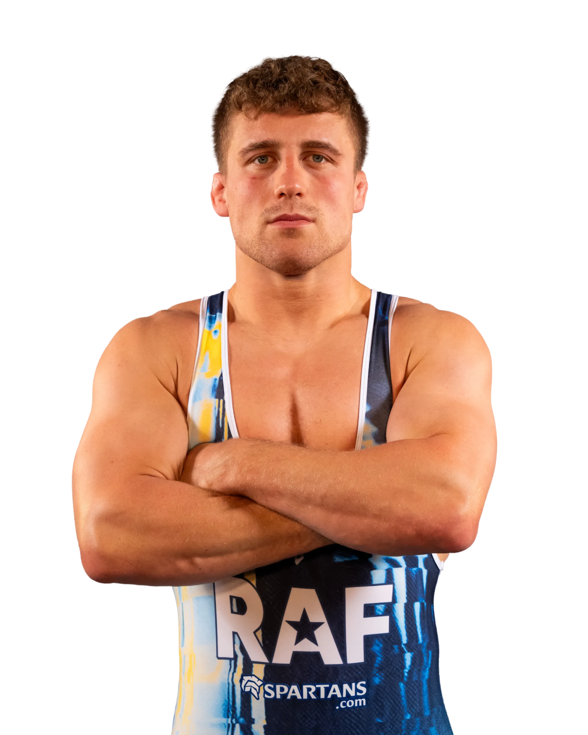 Upper-body portrait of Trent Hidlay, RAF athlete.