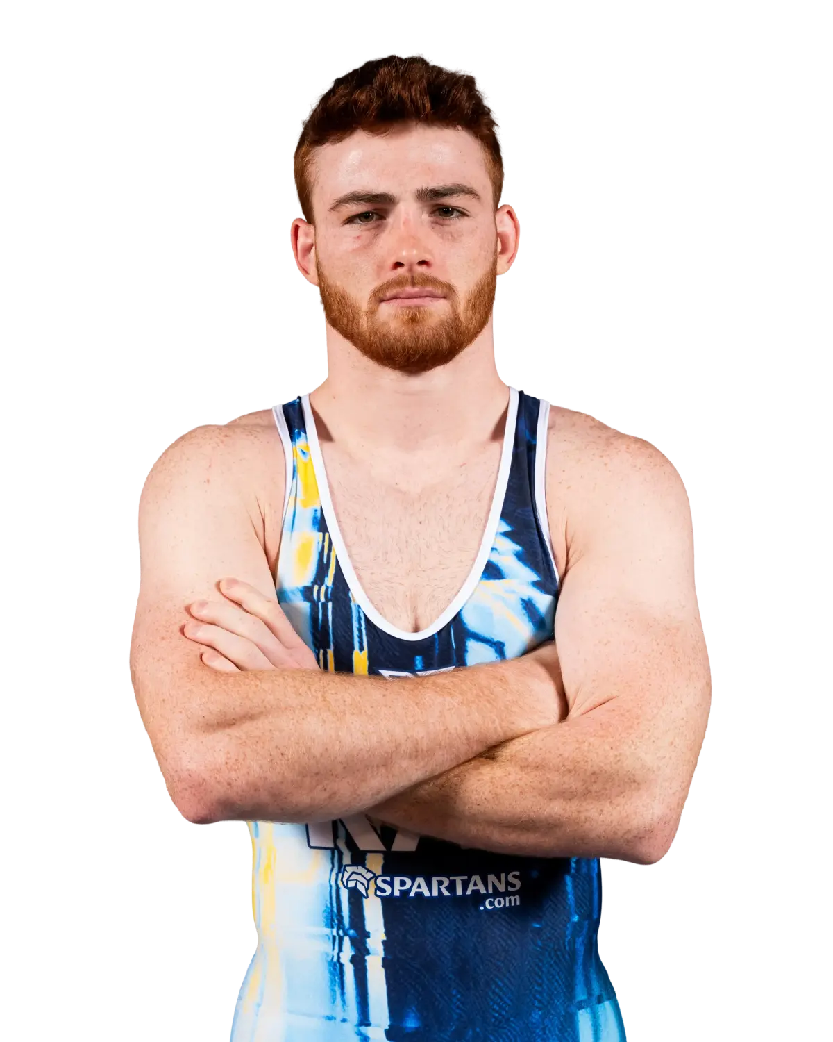 Upper-body portrait of Michael Caliendo, RAF athlete.