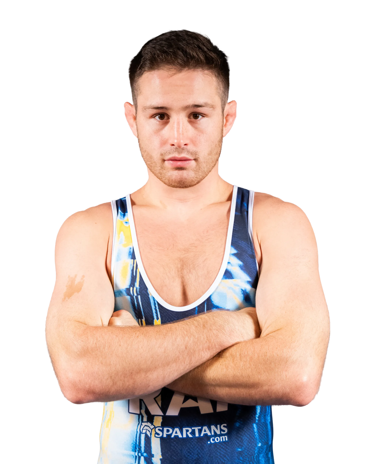 Upper-body portrait of Keegan O'toole, RAF athlete.