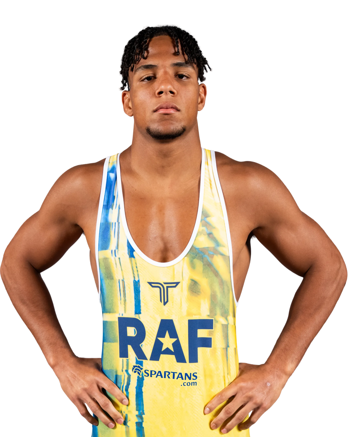 Upper-body portrait of Christopher Minto, RAF athlete.