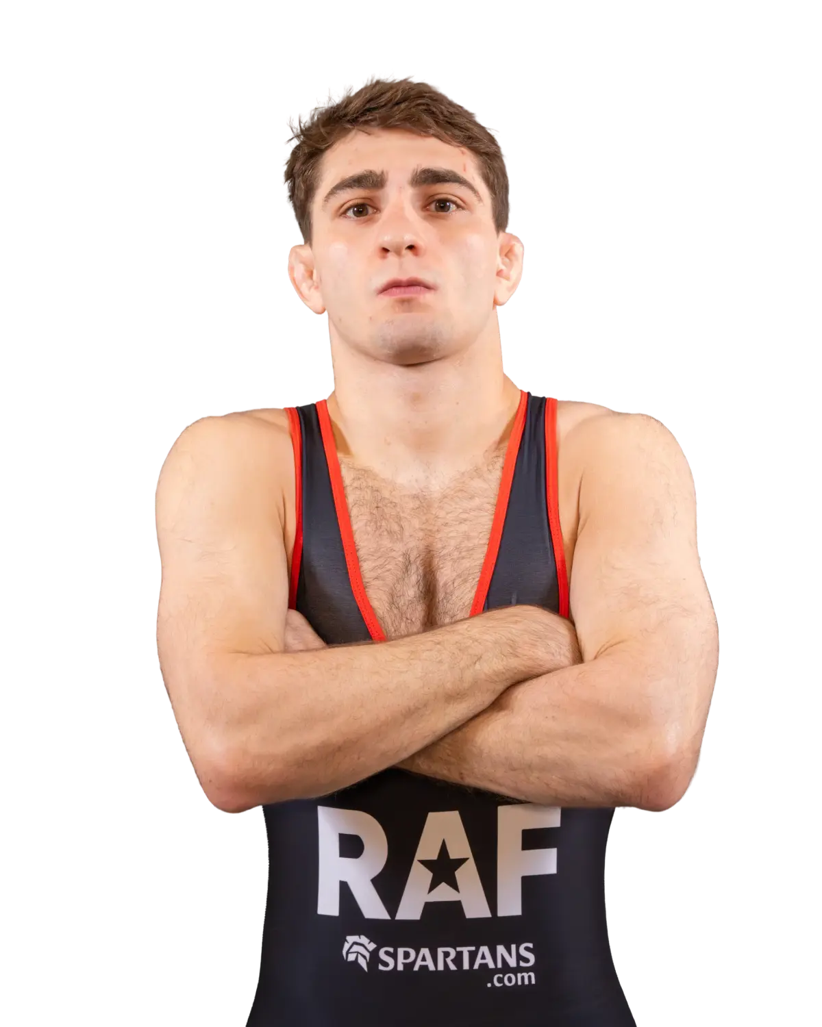 Upper-body portrait of Austin Desanto, RAF athlete.